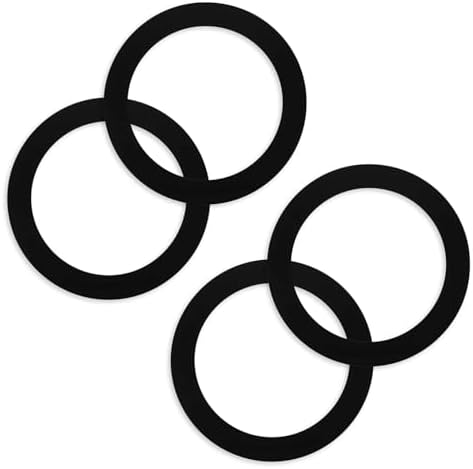 4Pack FLG-Seal Sink Seal Gasket Accessory, Putty-Free Rubber Seals Ring by Unknown