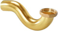 BOTEMY Brass P-Trap 1-1/2 Inch for Freestanding Bathtub, Solid Brass Drain Kit by BOTEMY