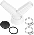 Sloped Anti-Backwater Drain Splitter Connector Two Size Options Fit Household by Begot