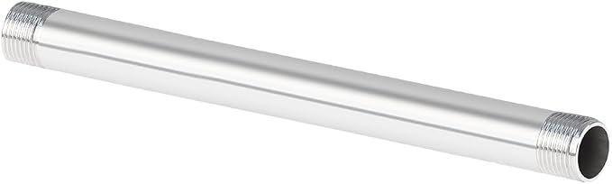 Quickun 304 Stainless Steel Pipe Fitting, 3/8" NPT x 3/8" NPT Male Malleable by VisittheQuickun