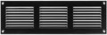 Vent Systems 12" x 4" Inch Scratch Resistant Black Metal Vent Cover by VentSystems