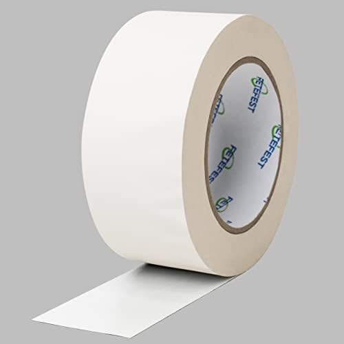 White Gaffer Tape 2" Heavy Duty 30 Yards, Non-Reflective, No Residue, Hand Tear by FetefestforTapes