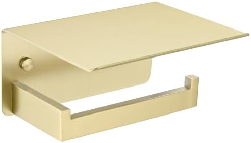 APLusee Brushed Gold Toilet Paper Holder by APLusee