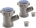 1-1/2 Inch Dishwasher Kitchen Drain Pipe Hose Adapter Wye, Kitchen Sink Pipe by QruiLanTu