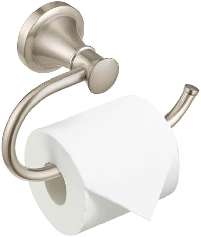 BESy Toilet Paper Holder Wall Mount Bathroom Tissue Holder Brushed Nickel by BESy