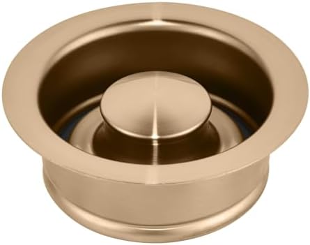 Champagne Bronze Kitchen Sink Garbage Disposal Flange and Stopper by Unknown