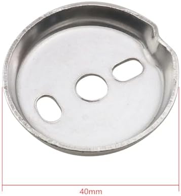 TAODAN 2PCS Stainless Steel Round Buckle Wall Mount Bracket 40mm Towel Bar Base - Image 5