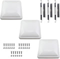 3Pcs Vent Cover for RV Roof Replacement, Enclosed Trailer, Motorhome 14" x 14" by Supermotorparts