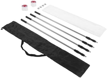 Focket Dust Barrier Poles, Height Adjustable Plastic Dust Barrier Kit - Image 3