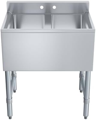 AmGood One Compartment Stainless Steel Under bar Sink - Image 2