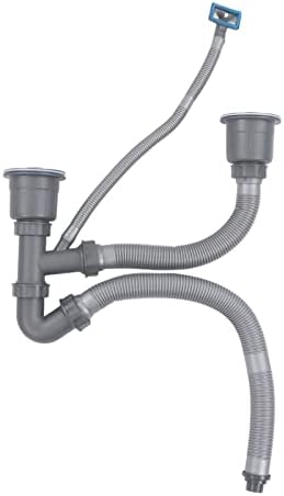Garosa Double Sink Hose Drain Kit Quick Draining Expandable P Trap Kit Flexible - Image 7