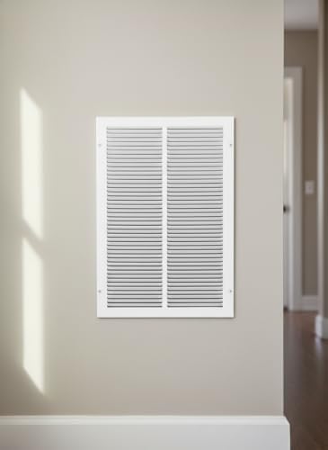 10 x 12 Inch Return Air Vent Cover, Solid Steel HVAC Grille - Image 4