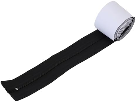 Pssopp 2pcs Nylon Double Side Indoor Outdoor Dust Barriers Peel Stick Zipper by Pssopp