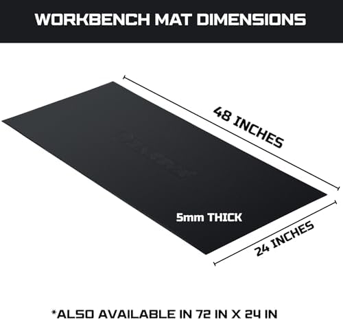 ONREVA Workbench Mat 24X48 Inches, EVA Work Mat, Protect Your Work Bench Top - Image 3