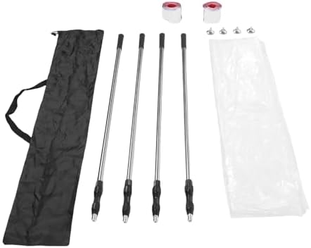Focket Dust Barrier Poles, Height Adjustable Plastic Dust Barrier Kit - Image 4