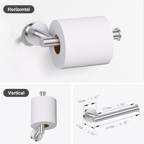 Lairuier Bathroom Hardware Set, 4-pieceTowel Holder Set Include Toilet Paper - Image 6