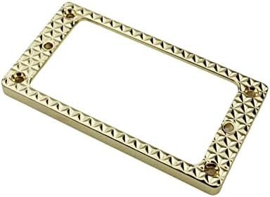 Guyker Metal Flat Humbucker Cover, Pickup Mounting Ring Set - Image 2