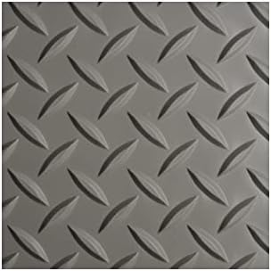 Workforce Vinyl Diamond Plate Commercial Grade Matting, Heavy Duty Floor Mat by WorkForceCommercialMatting