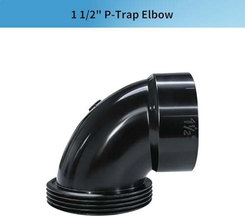 LESSO ABS Adjustable P Trap 1 1/2 Inch, - Image 5