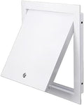 Steel Access Panel Door, Lockable Reinforced Metal Construction by Unknown