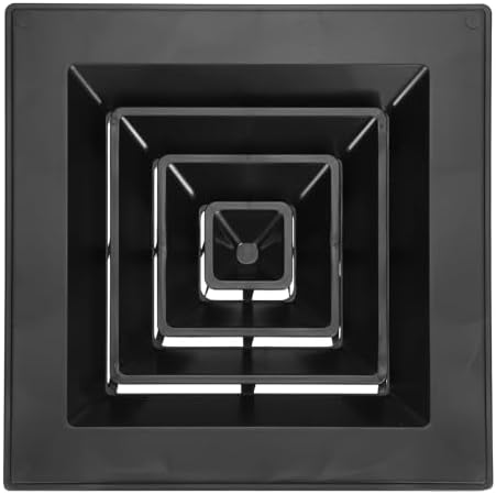 PATIKIL 14 x 14 Inch Square Vent Cover, Plastic Return Air Grille Ceiling Air by PATIKIL