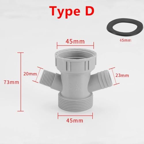 Universal Kitchen Sink Drain Pipe Adapter Replacement, Drain Hose Connector - Image 2