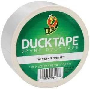Bulk Duck 1.88"x20yd White Duct Tape: Shurtech 1265015 by DuckBrand