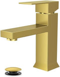 FORIOUS Bathroom Faucet 1 Hole Single Handle Vanity Sink Faucet Gold by FORIOUS