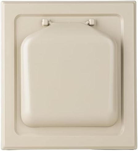 NO-PEST VENT Dual Door Dryer Vent Cover 4 Inch Outdoor, Made in USA, Highest by No-PestVent