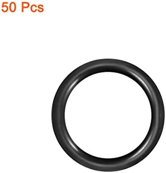 uxcell Nitrile Rubber O-Rings 14mm OD 11mm ID 1.5mm Width, Metric Sealing Gasket - Image 2