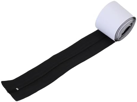 Pssopp 2pcs Nylon Double Side Indoor Outdoor Dust Barriers Peel Stick Zipper - Image 2