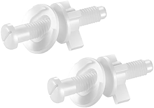 Canomo Toilet Seat Replacement Part Includes Plastic Toilet Seat Hinge Bolt - Image 2