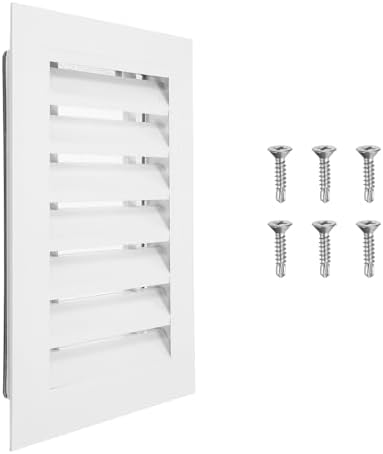 PATIKIL 14 x 10 Inch Gable Vent, 8 x 12 Inch Duct Opening Size by PATIKIL
