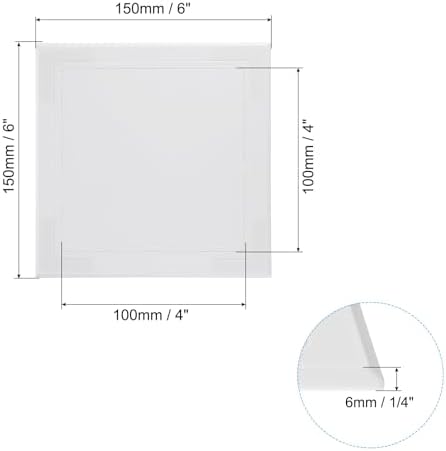 PATIKIL 4x4 inch Self-Adhesive Access Panel, ABS Plumbing Access Doors Easy - Image 2