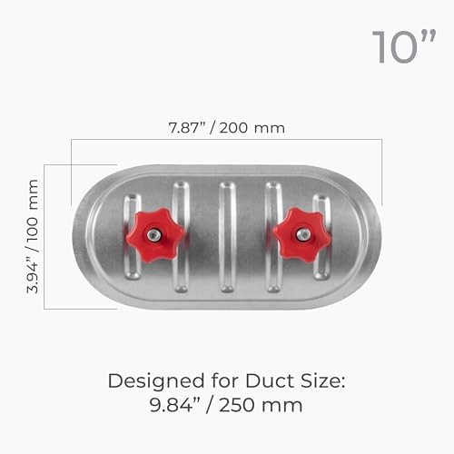 10 Inch Round Duct Access Door – Galvanized Steel Cover/Airtight EPDM Rubber - Image 4