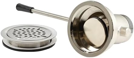 Kratos 29N-124 Waste Valve, Lever Handle, 3-1/2" Sink Opening - Image 2