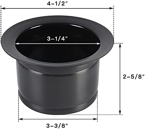LQS Extended Sink Flange, Deep Garbage Disposal Sinks Flange - Image 2