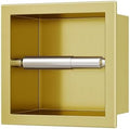 Neodrain Gold 304 Stainless Steel Recessed in Wall Toilet Paper Holder by Neodrain