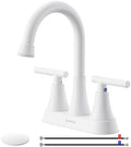Bathroom Faucet, Hurran 4 inch Centerset 2-Handle Lead-Free by Hurran