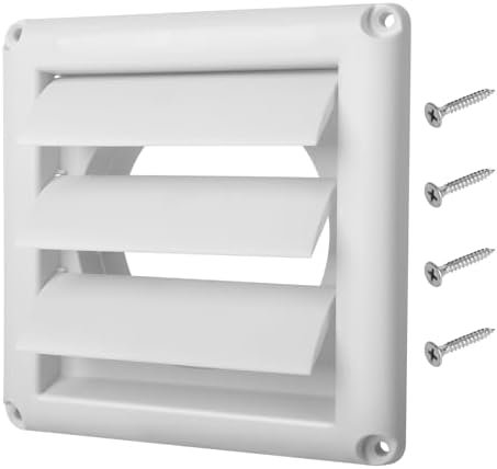 4 Inch Louvered Dryer Vent Cover by Unknown