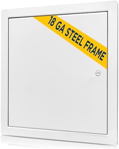 BOZZON Access Panel for Drywall 8 x 8 inch – Metal Door by Products