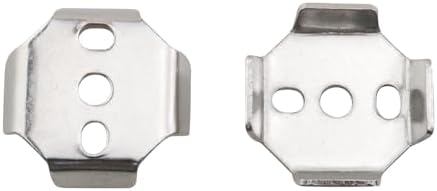 TAODAN 2PCS Stainless Steel Round Buckle Wall Mount Bracket 35x35mm Towel Bar by TAODAN