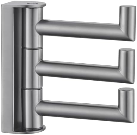 Angle Simple Swivel Hook 3 Arms, Towel Hook by AngleSimple