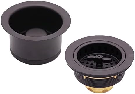 Westbrass CO2195-12 COMBO PACK 3-1/2" Wing Nut Twist Style Large Kitchen Sink by Westbrass