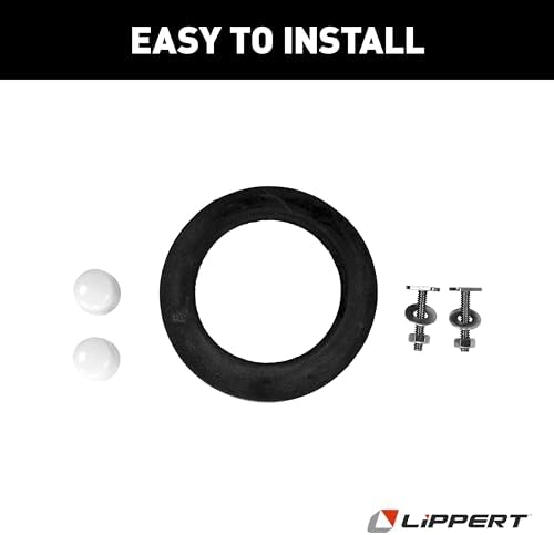 Lippert Components Flow Max™ Replacement RV Toilet Bottom Gasket & Mounting - Image 5