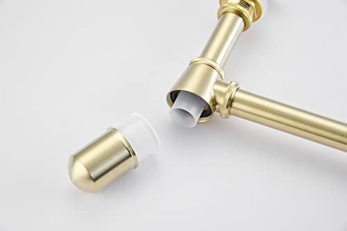 Bathroom Sink Stopper Bottle P Trap, Brass Core 1-1/4 inch Slip Inlet Drain - Image 4