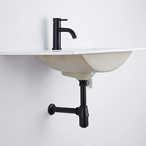 Bathroom Basin Sink Bottle Trap Waste Pipe 1-1/4 inch Slip Inlet Drain Tube Kit - Image 2