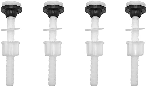 ECUDIS 4 Pack Toilet Tank Plastic Bolts by ECUDIS