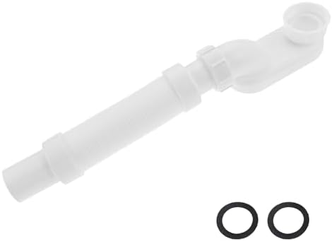 Bathtub Shower Drain Pipe, Low Profile Flat 1 1/2 p Trap Kit by ETERMETA