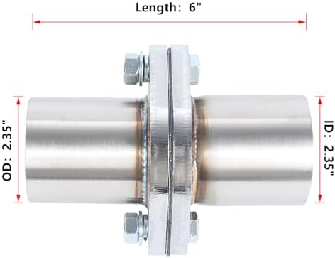 LCGP Exhaust Flange Repair Piping Kit 2.35" ID to 2.35" OD - Image 2